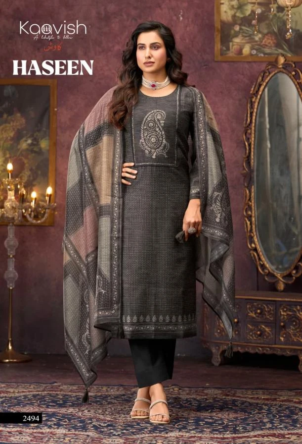 HASEEN Salwar Suits wholesale LINEN - Ethnicaa thumbnail 8