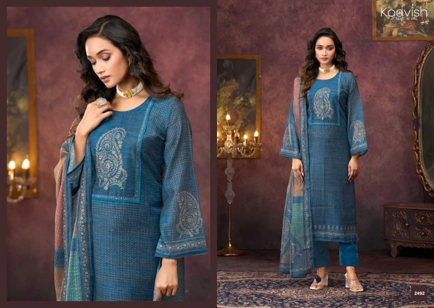 HASEEN Salwar Suits wholesale LINEN - Ethnicaa thumbnail 10