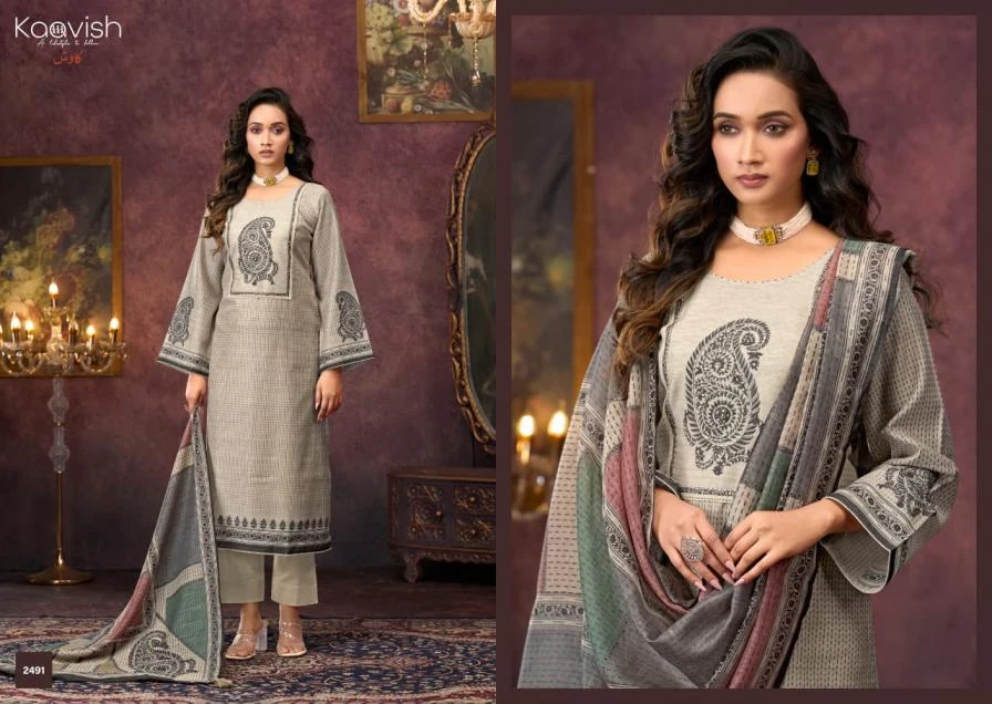 HASEEN Salwar Suits wholesale LINEN - Ethnicaa thumbnail 11
