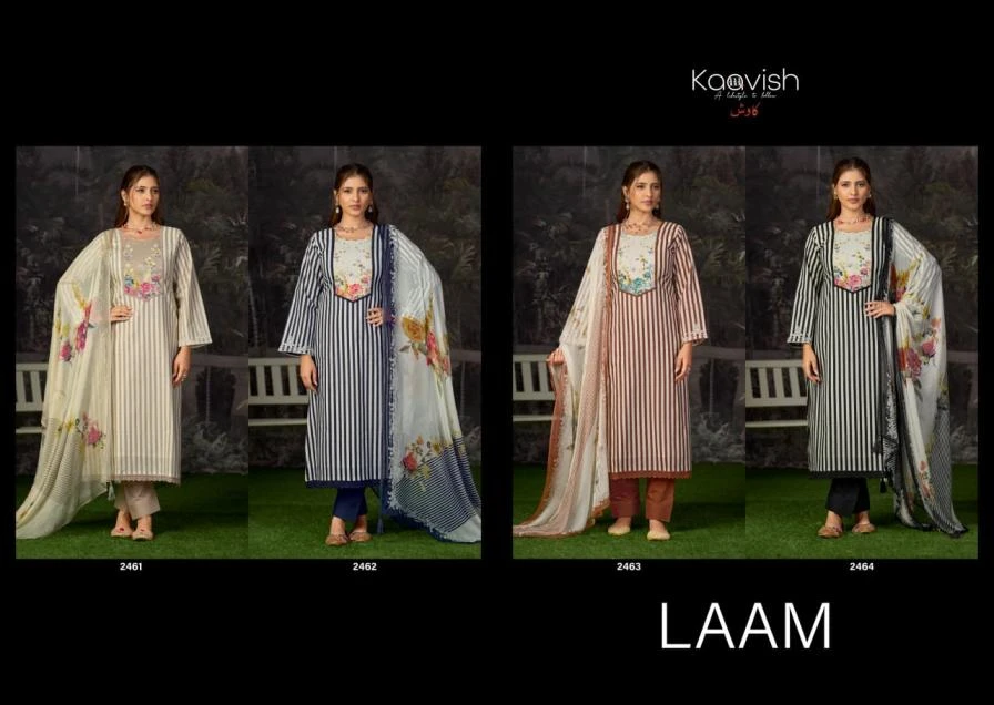 LAAM Salwar Suits wholesale LAWN COTTON - Ethnicaa thumbnail 4