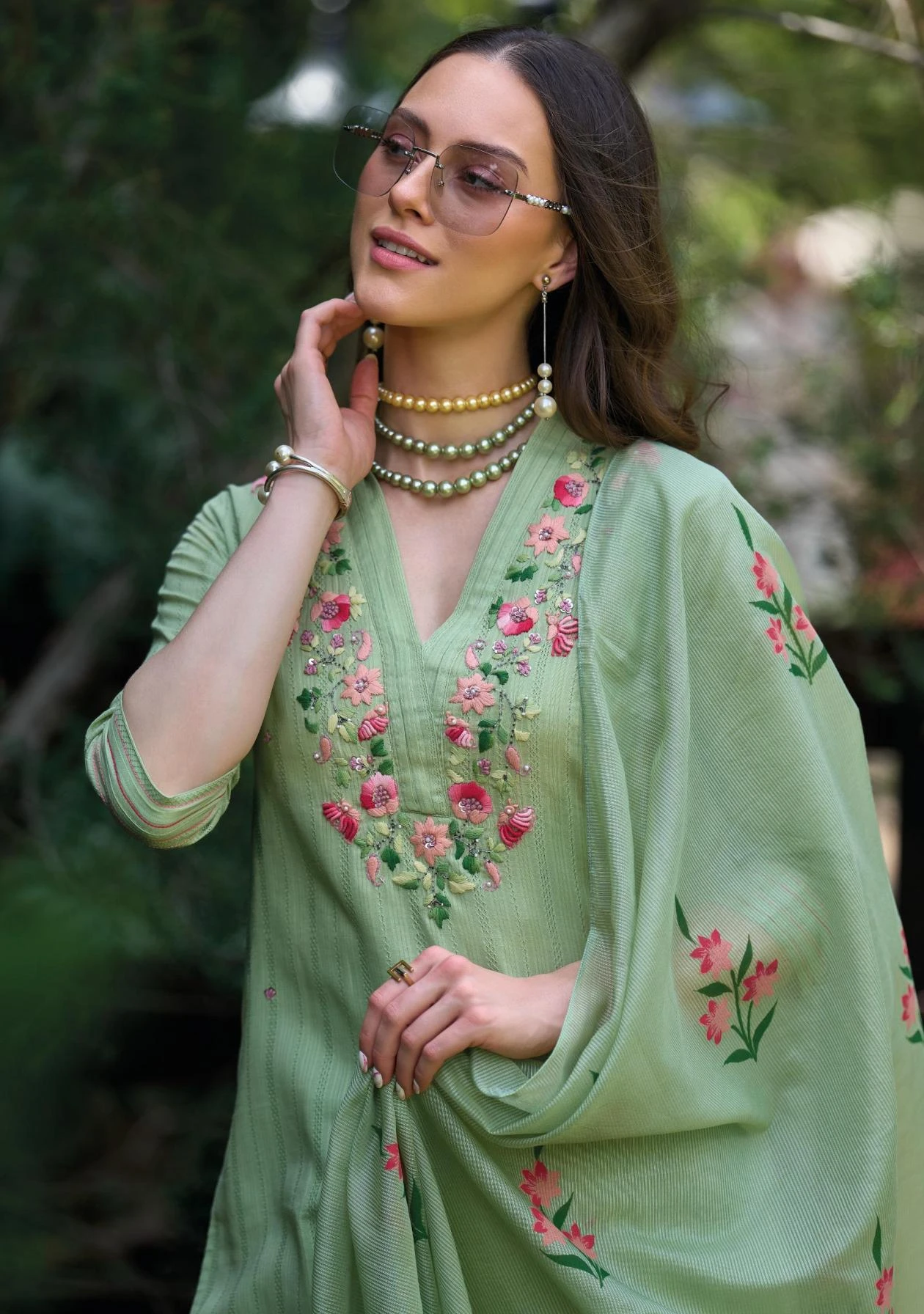 SUMMER GARDEN Kurti wholesale COTTON - Ethnicaa thumbnail 10