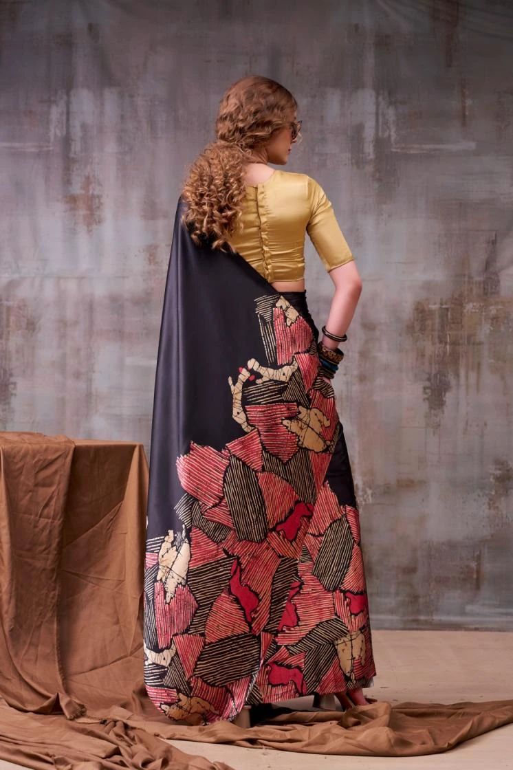 KALYZAA Sarees wholesale SATIN SILK - Ethnicaa thumbnail 10