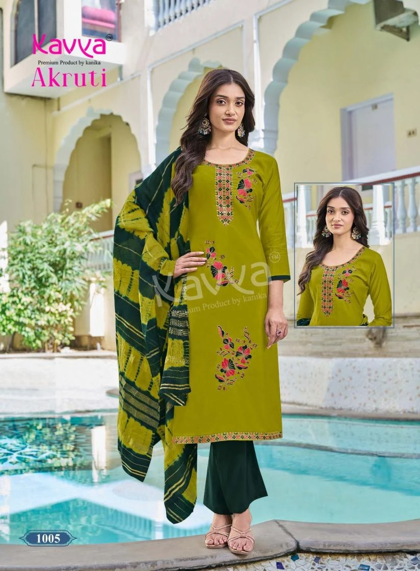 AKRUTI VOL 1 Kurti wholesale Roman Silk - Ethnicaa thumbnail 9