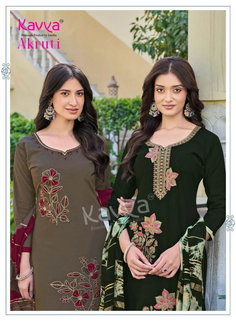 AKRUTI VOL 1 Kurti wholesale Roman Silk - Ethnicaa thumbnail 6