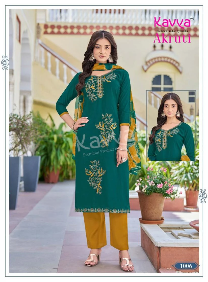 AKRUTI VOL 1 Kurti wholesale Roman Silk - Ethnicaa thumbnail 12