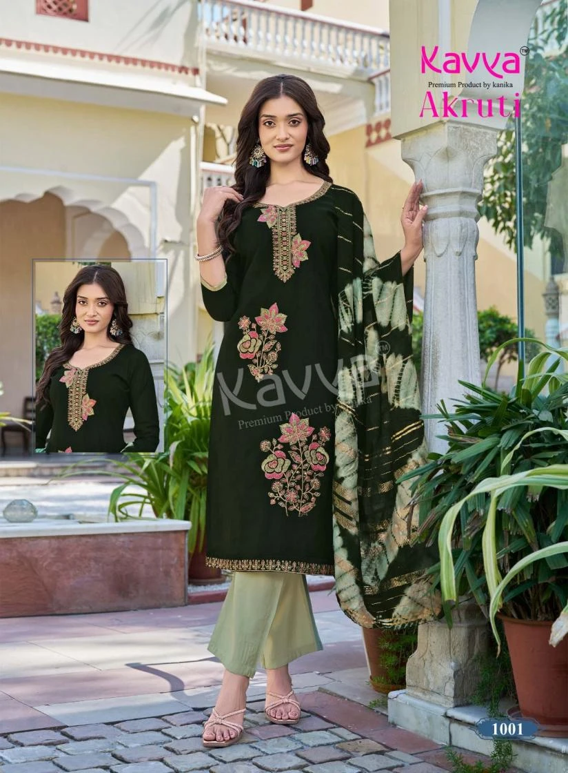 AKRUTI VOL 1 Kurti wholesale Roman Silk - Ethnicaa thumbnail 2