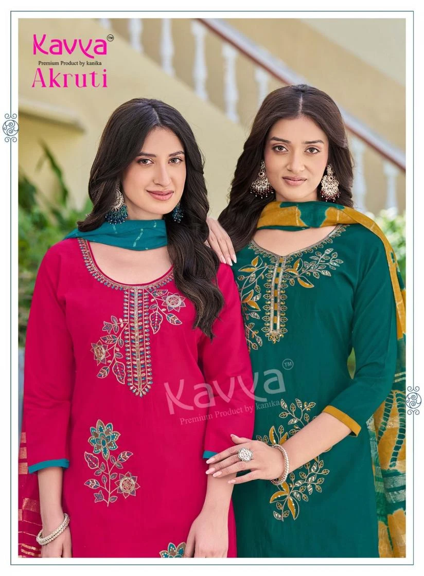 AKRUTI VOL 1 Kurti wholesale Roman Silk - Ethnicaa thumbnail 3