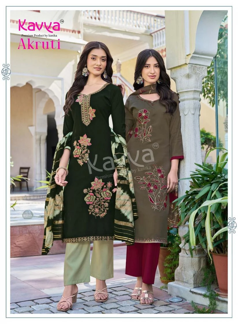 AKRUTI VOL 1 Kurti wholesale Roman Silk - Ethnicaa thumbnail 15