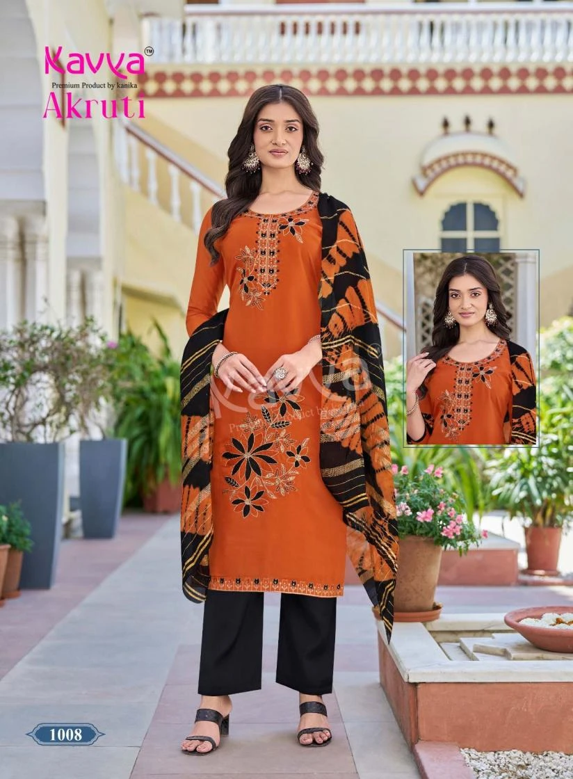 AKRUTI VOL 1 Kurti wholesale Roman Silk - Ethnicaa thumbnail 8