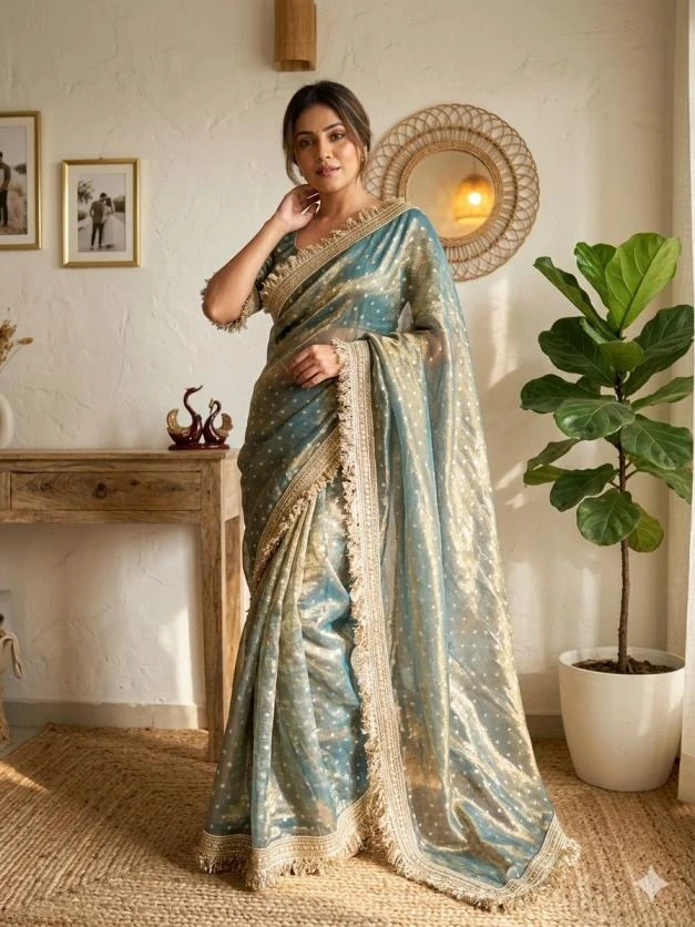 KC 2098 Sarees wholesale MOSS SILK - Ethnicaa thumbnail 20
