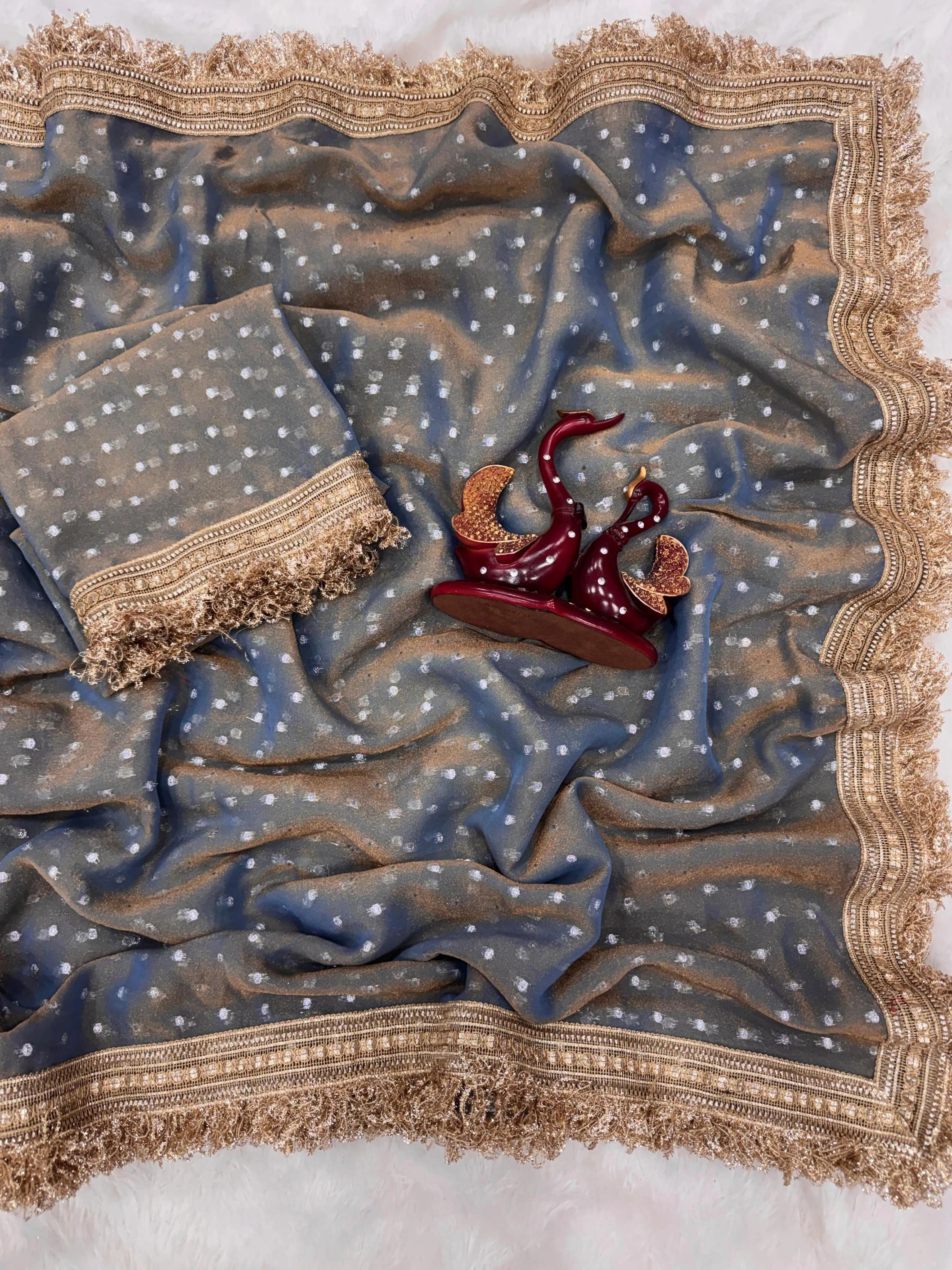 KC 2098 Sarees wholesale MOSS SILK - Ethnicaa thumbnail 13