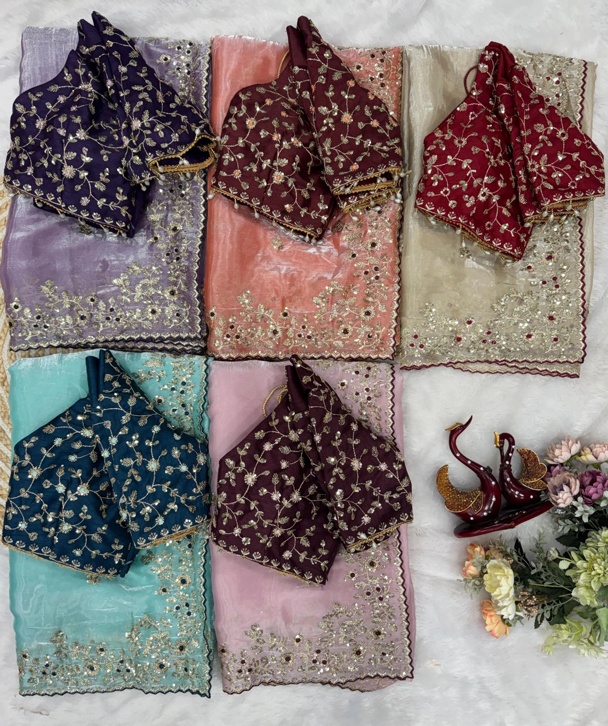 KC 2099 Sarees wholesale JIMMY CHU - Ethnicaa thumbnail 8