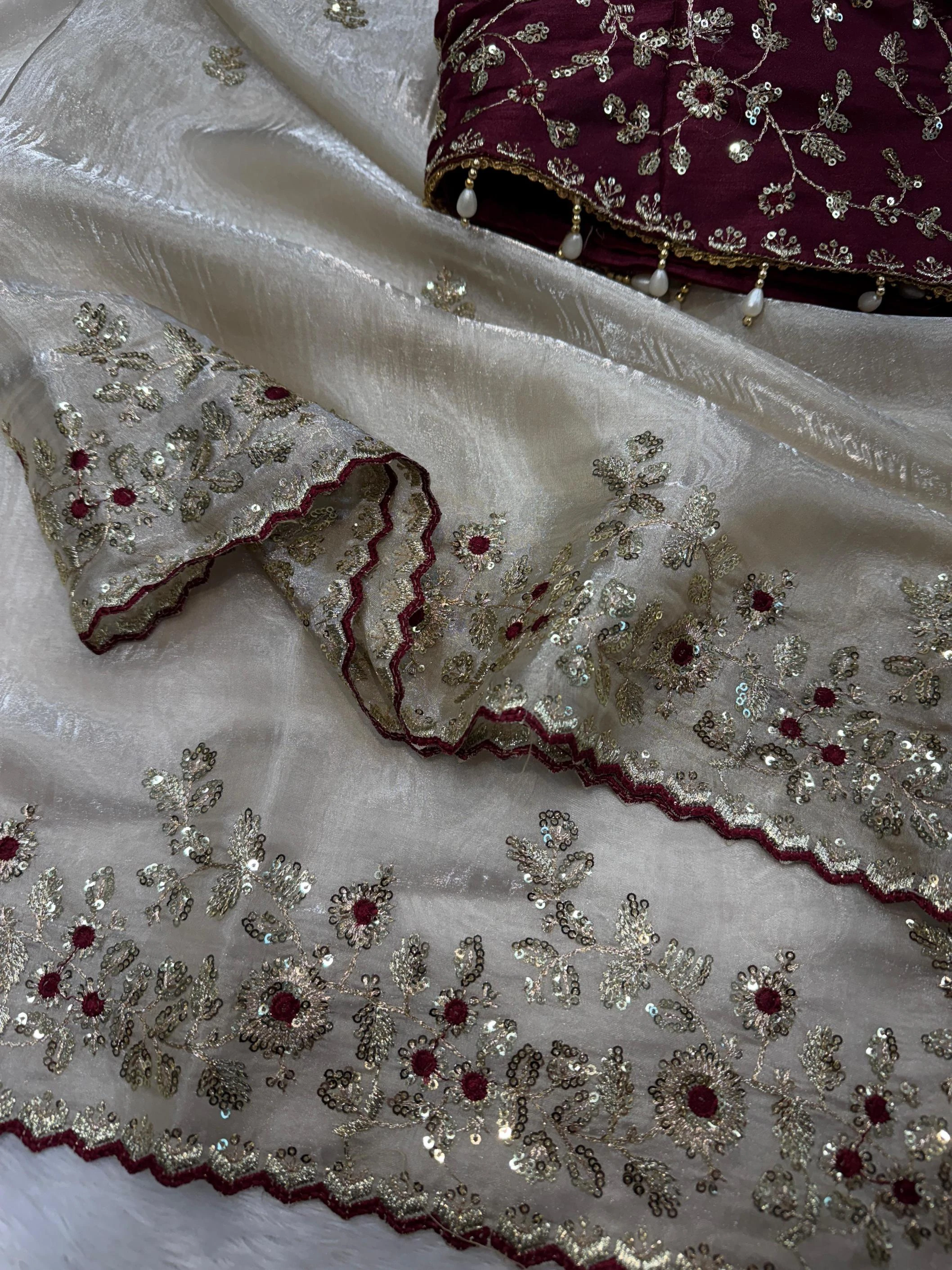 KC 2099 Sarees wholesale JIMMY CHU - Ethnicaa thumbnail 3