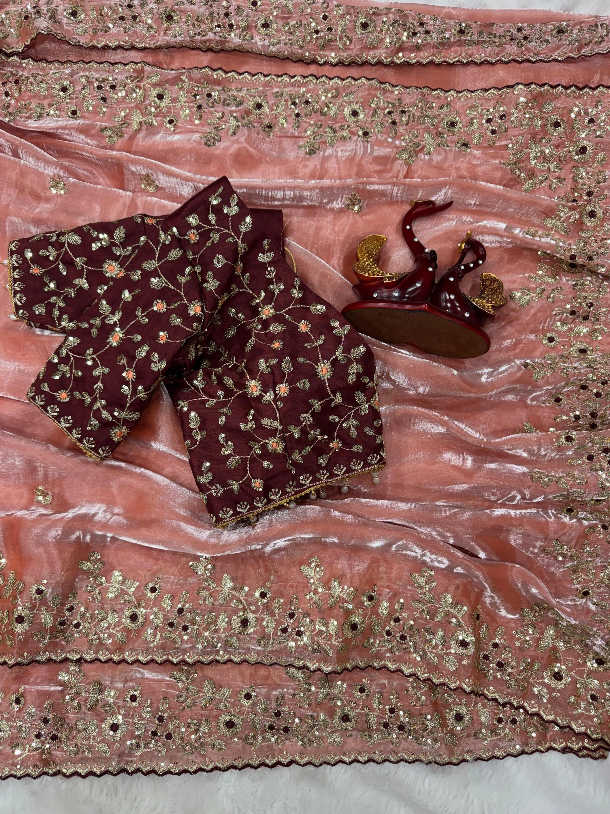 KC 2099 Sarees wholesale JIMMY CHU - Ethnicaa thumbnail 7