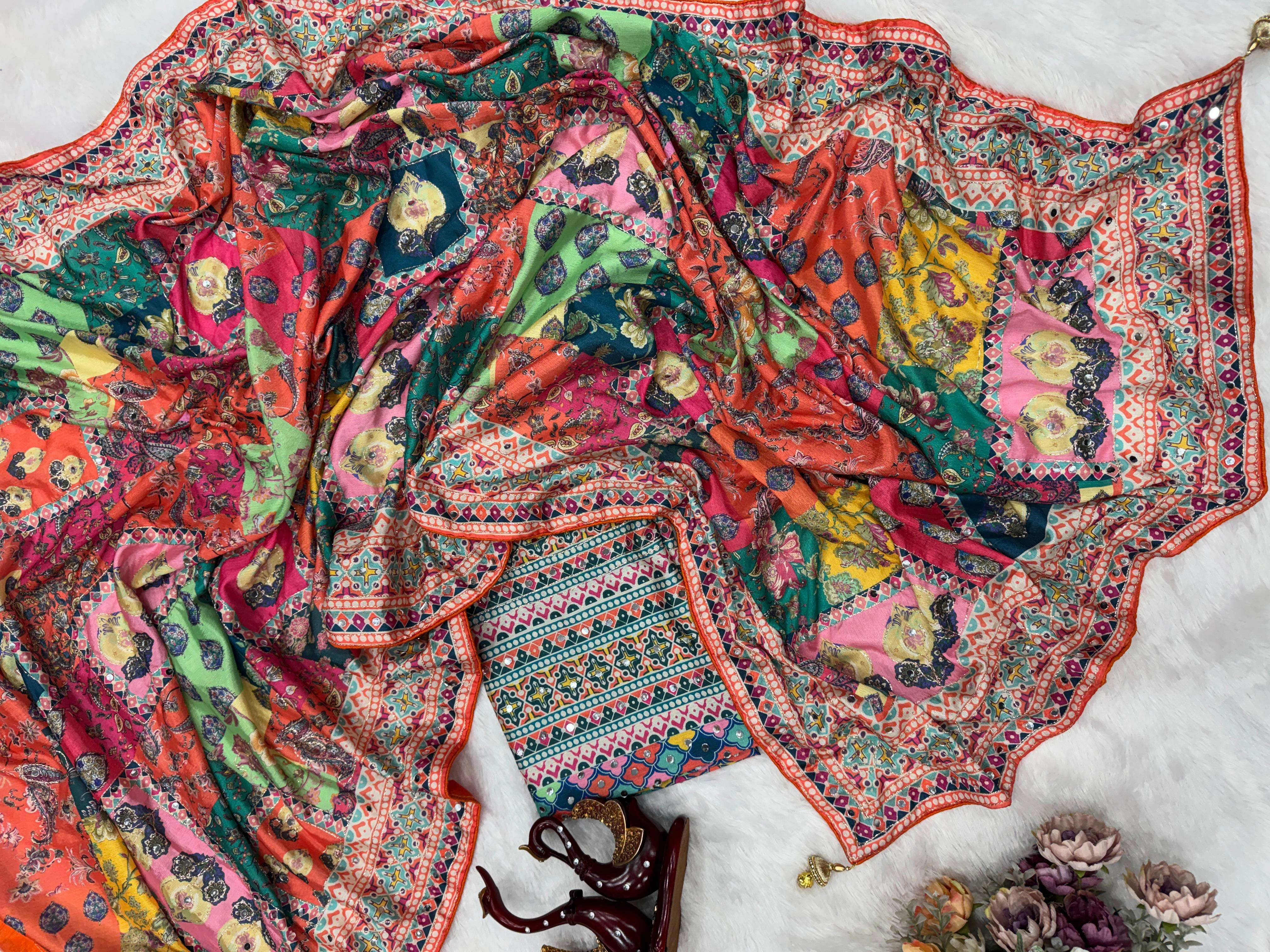 KC 2100 Sarees wholesale CHINON - Ethnicaa thumbnail 3