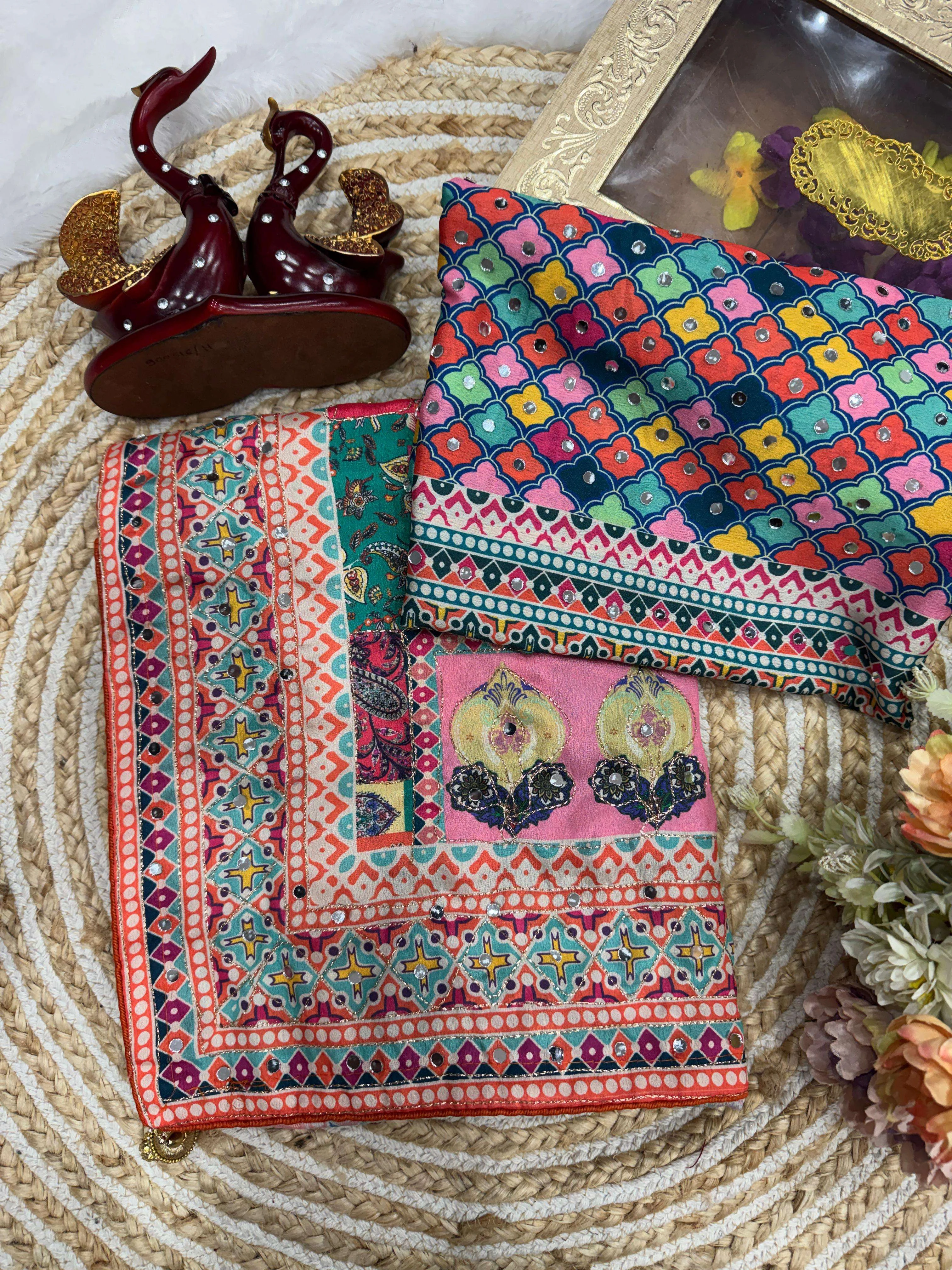 KC 2100 Sarees wholesale CHINON - Ethnicaa thumbnail 2