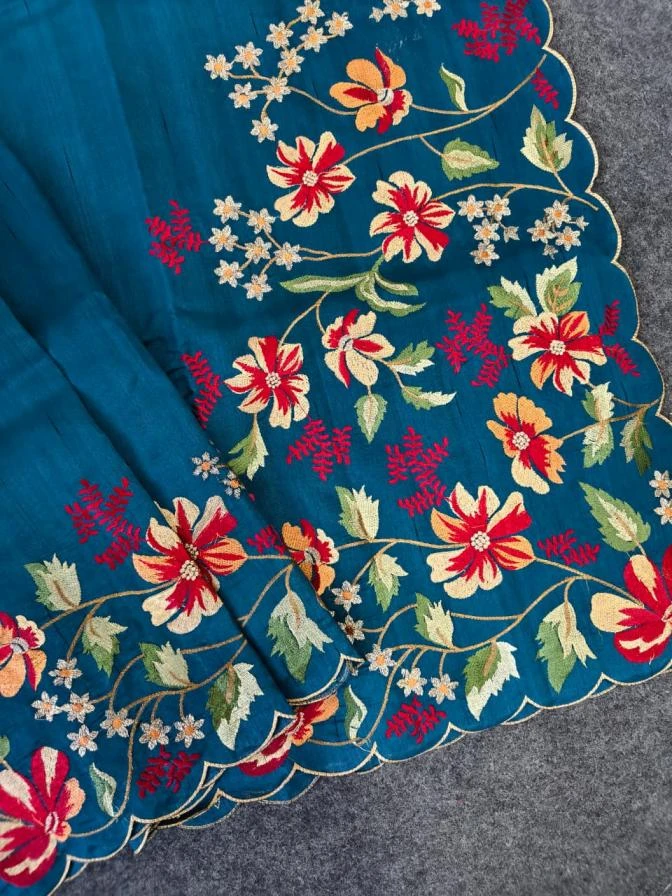 3009 Sarees wholesale SILK - Ethnicaa thumbnail 6