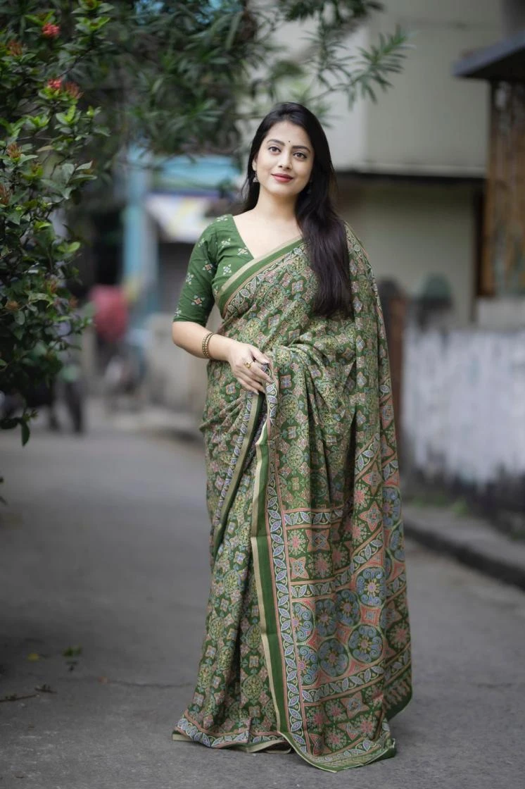 KC 332 Sarees wholesale COTTON - Ethnicaa thumbnail 7