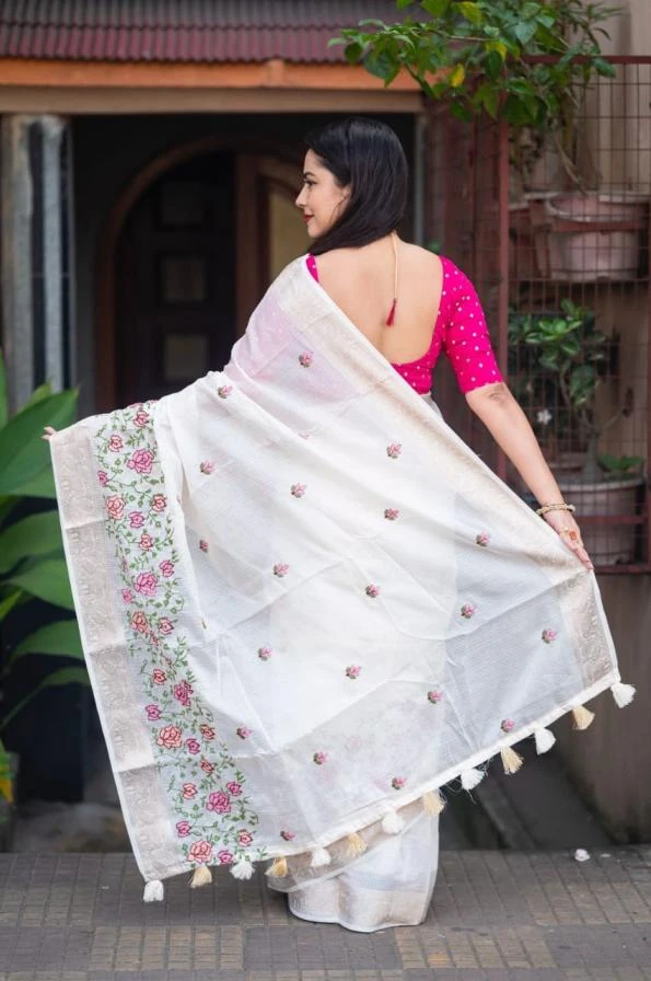 KC 606 Sarees wholesale KOTA DORIA - Ethnicaa thumbnail 2