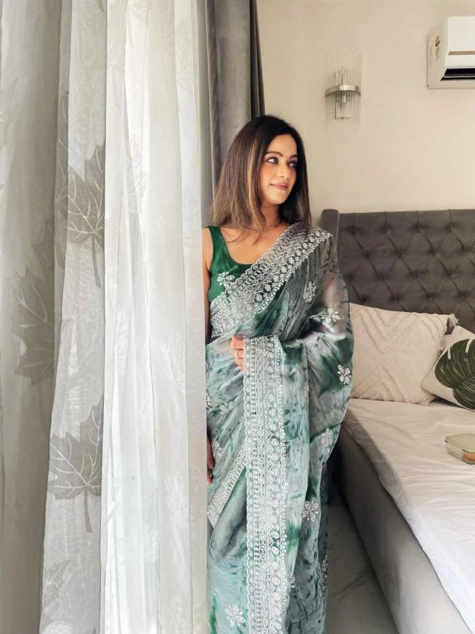 KC 826 Sarees wholesale BURBURRY - Ethnicaa