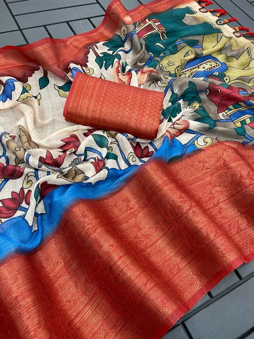 KC 88 Sarees wholesale KANJIVERAM SILK - Ethnicaa thumbnail 4