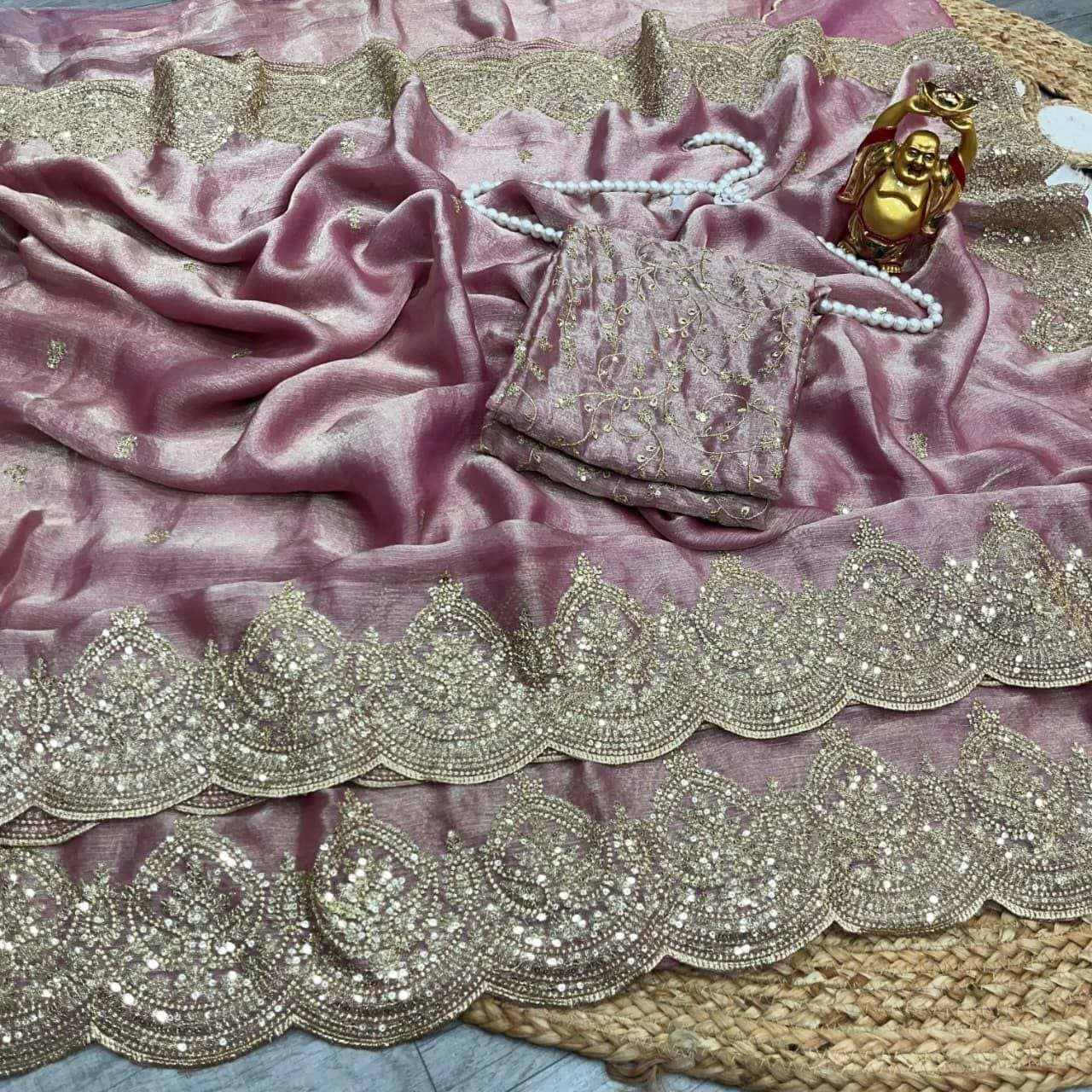 KC 920 Sarees wholesale FENDY CHIFFON - Ethnicaa thumbnail 8