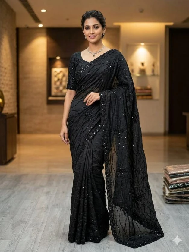 KC BEED 1002 Sarees wholesale Space Silk - Ethnicaa thumbnail 4