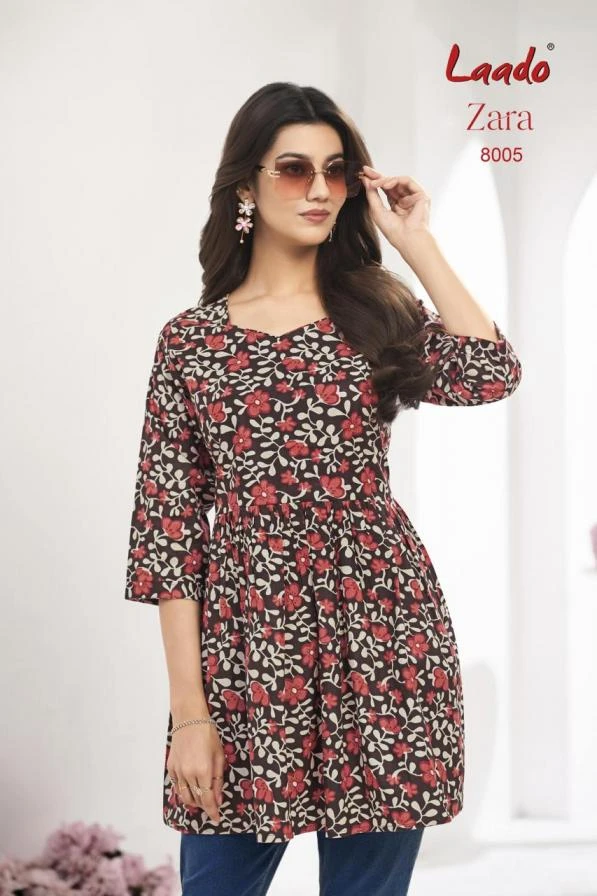ZARA VOL 8 Kurti wholesale COTTON - Ethnicaa thumbnail 14