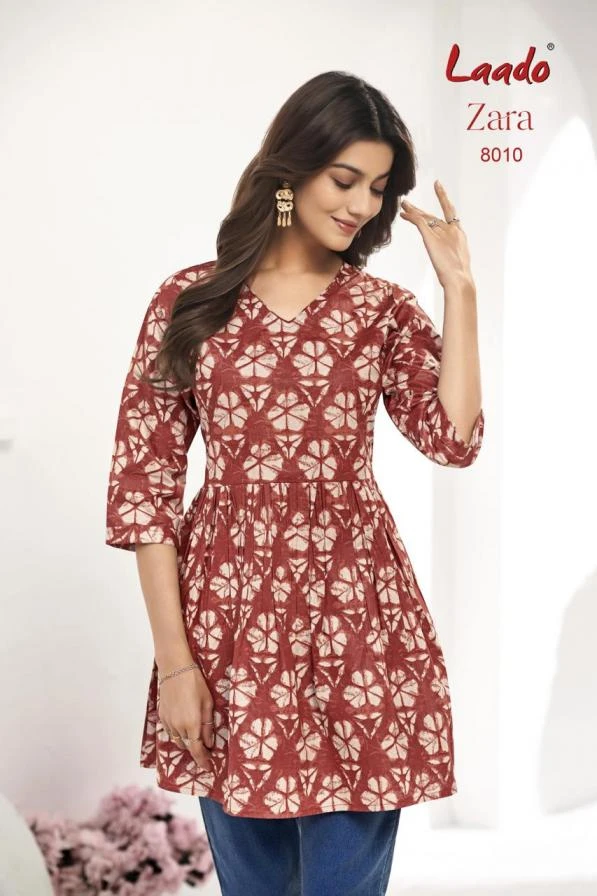 ZARA VOL 8 Kurti wholesale COTTON - Ethnicaa thumbnail 13