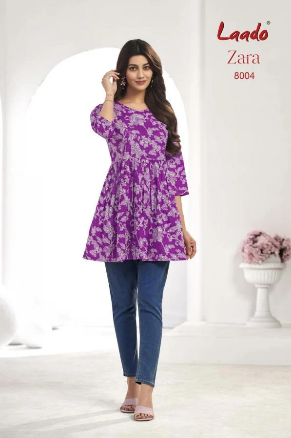 ZARA VOL 8 Kurti wholesale COTTON - Ethnicaa thumbnail 8