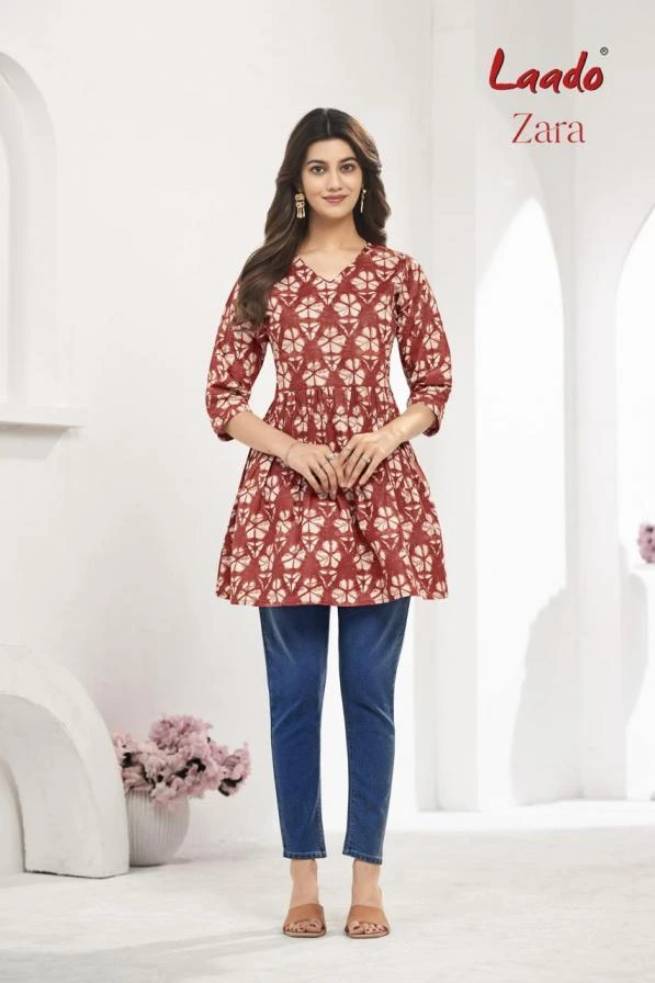 ZARA VOL 8 Kurti wholesale COTTON - Ethnicaa thumbnail 15