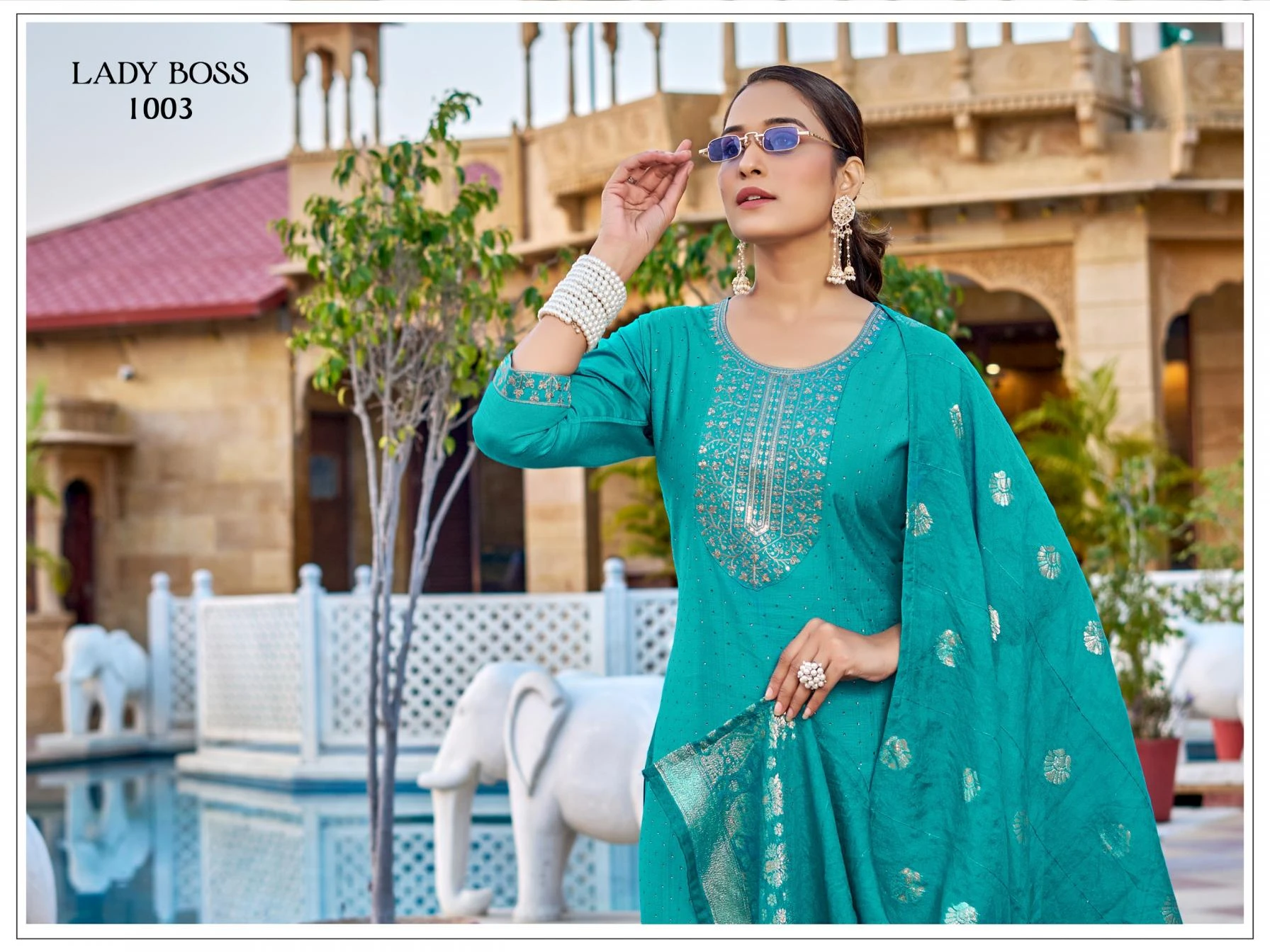 LADY BOSS Kurti wholesale VERTICAN SILK - Ethnicaa thumbnail 9