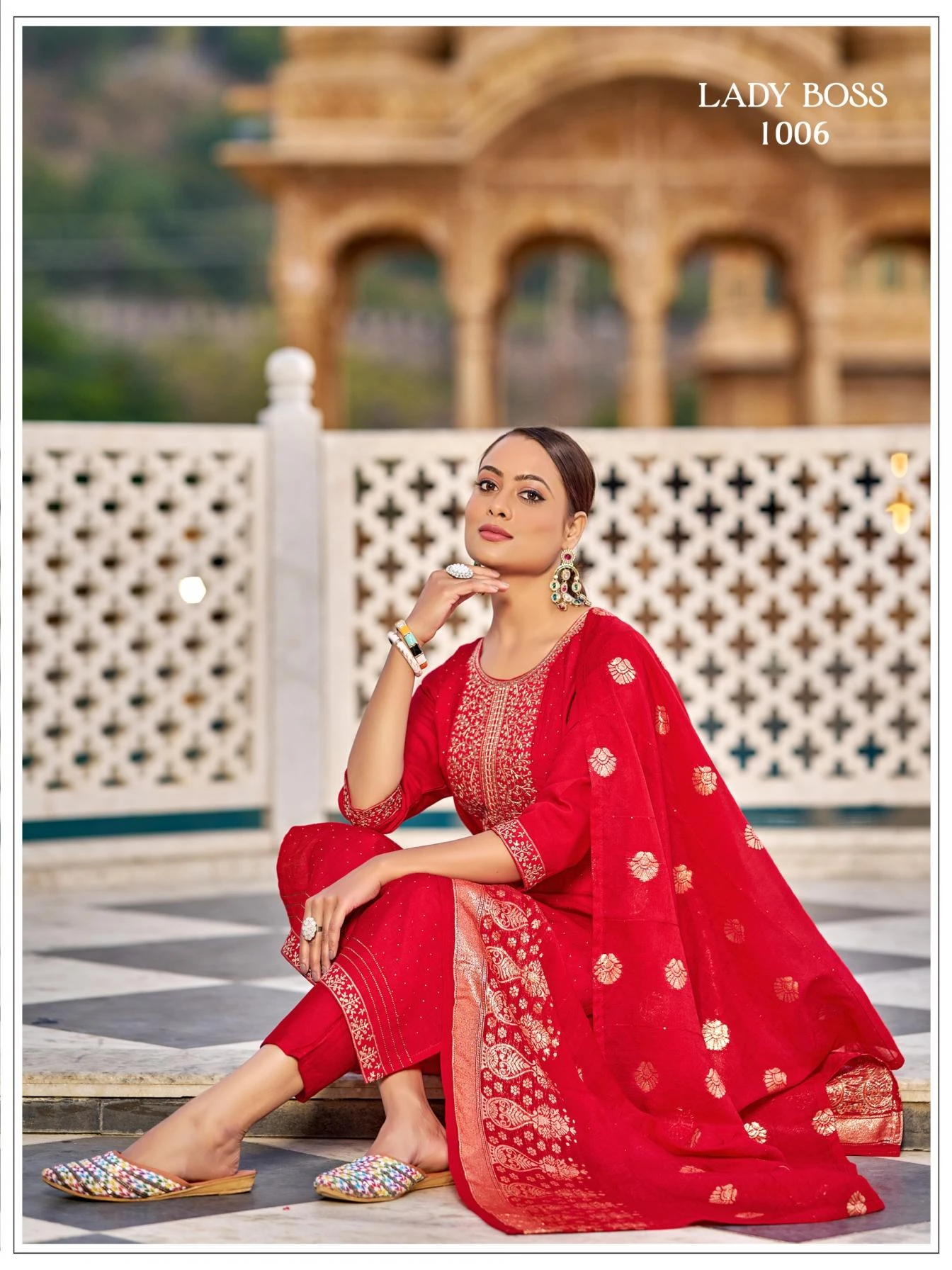 LADY BOSS Kurti wholesale VERTICAN SILK - Ethnicaa thumbnail 7