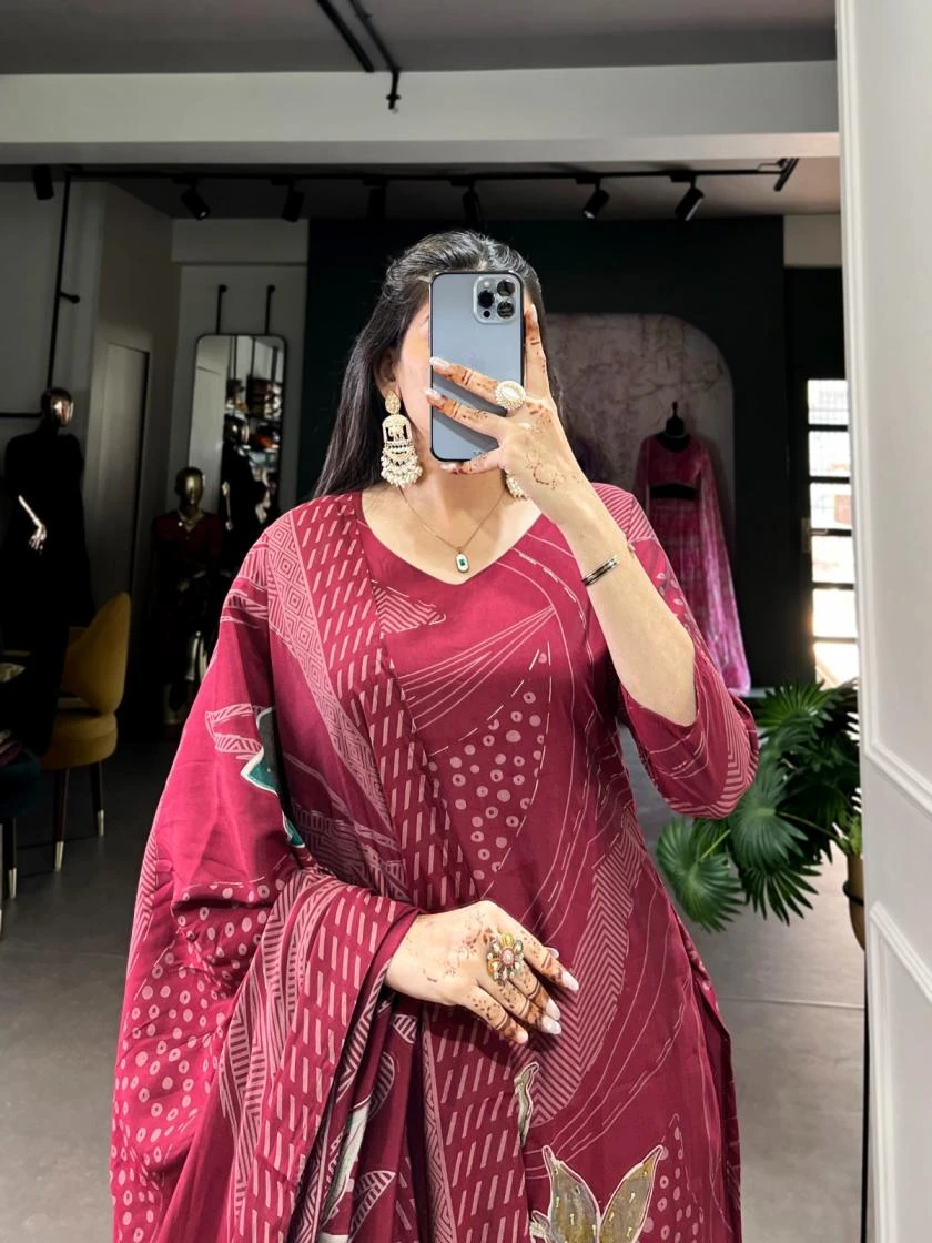 LIVAA Salwar Suits wholesale Roman Silk - Ethnicaa thumbnail 7