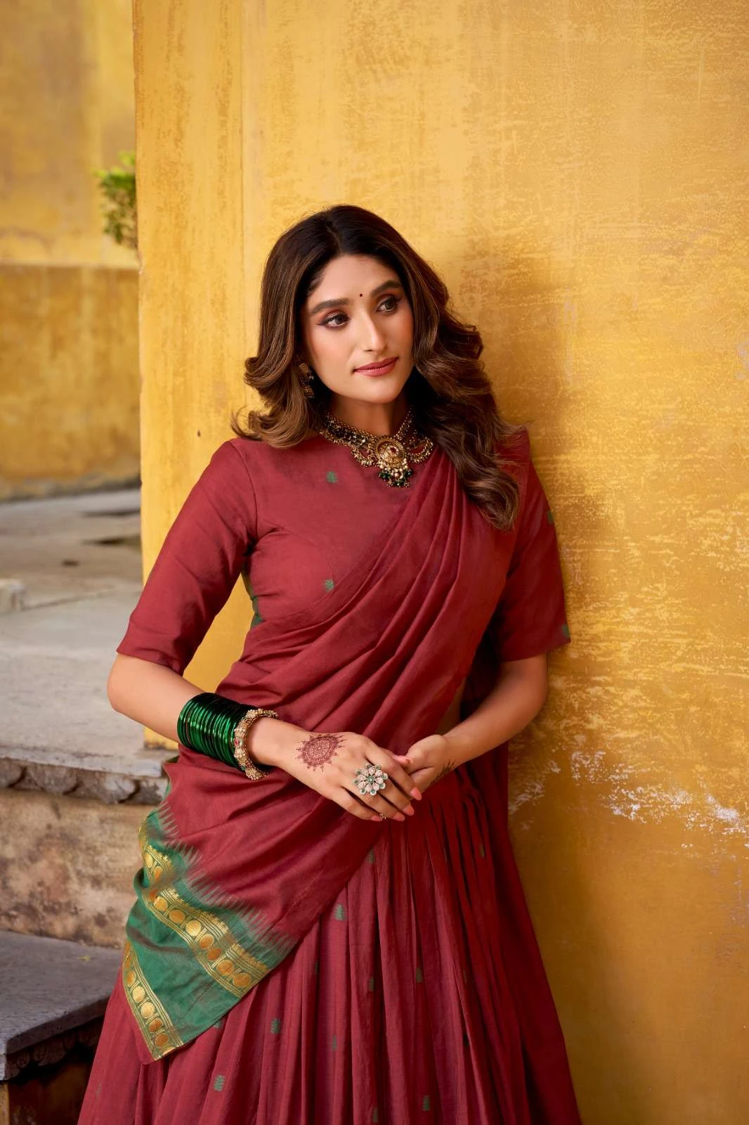 LNB1904 Lahanga wholesale CHANDERI - Ethnicaa thumbnail 3