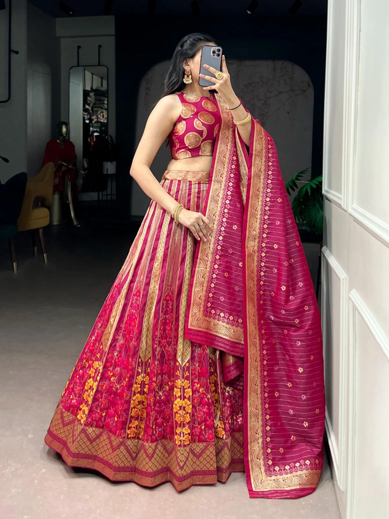 LNB2059 Lahanga wholesale SILK - Ethnicaa thumbnail 7