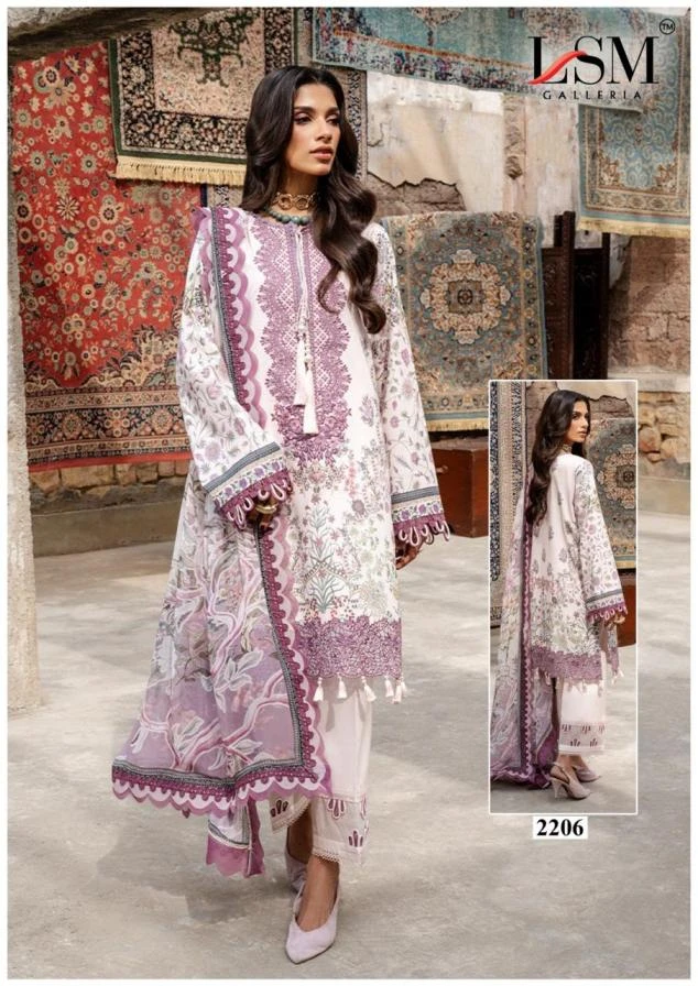 PARIAN DREAM HEAVY LUXURY LAWN COLLECTION VOL 22 Ethnic Wear wholesale COTTON - Ethnicaa thumbnail 9