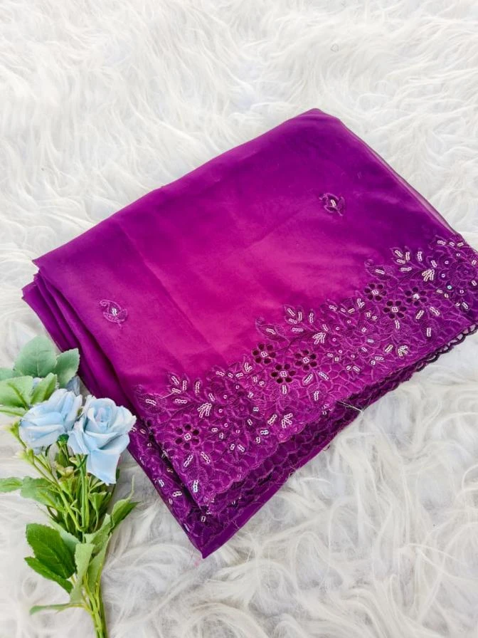 😍 Sarees wholesale OXY ORGANZA - Ethnicaa thumbnail 12