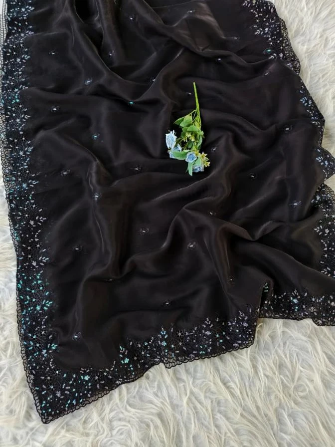 😍 Sarees wholesale OXY ORGANZA - Ethnicaa thumbnail 14