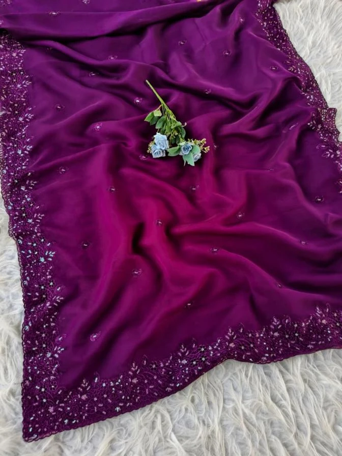 😍 Sarees wholesale OXY ORGANZA - Ethnicaa thumbnail 11