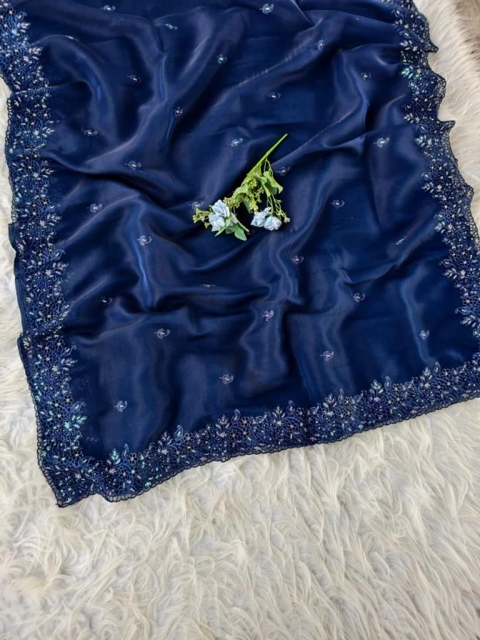 😍 Sarees wholesale OXY ORGANZA - Ethnicaa thumbnail 6