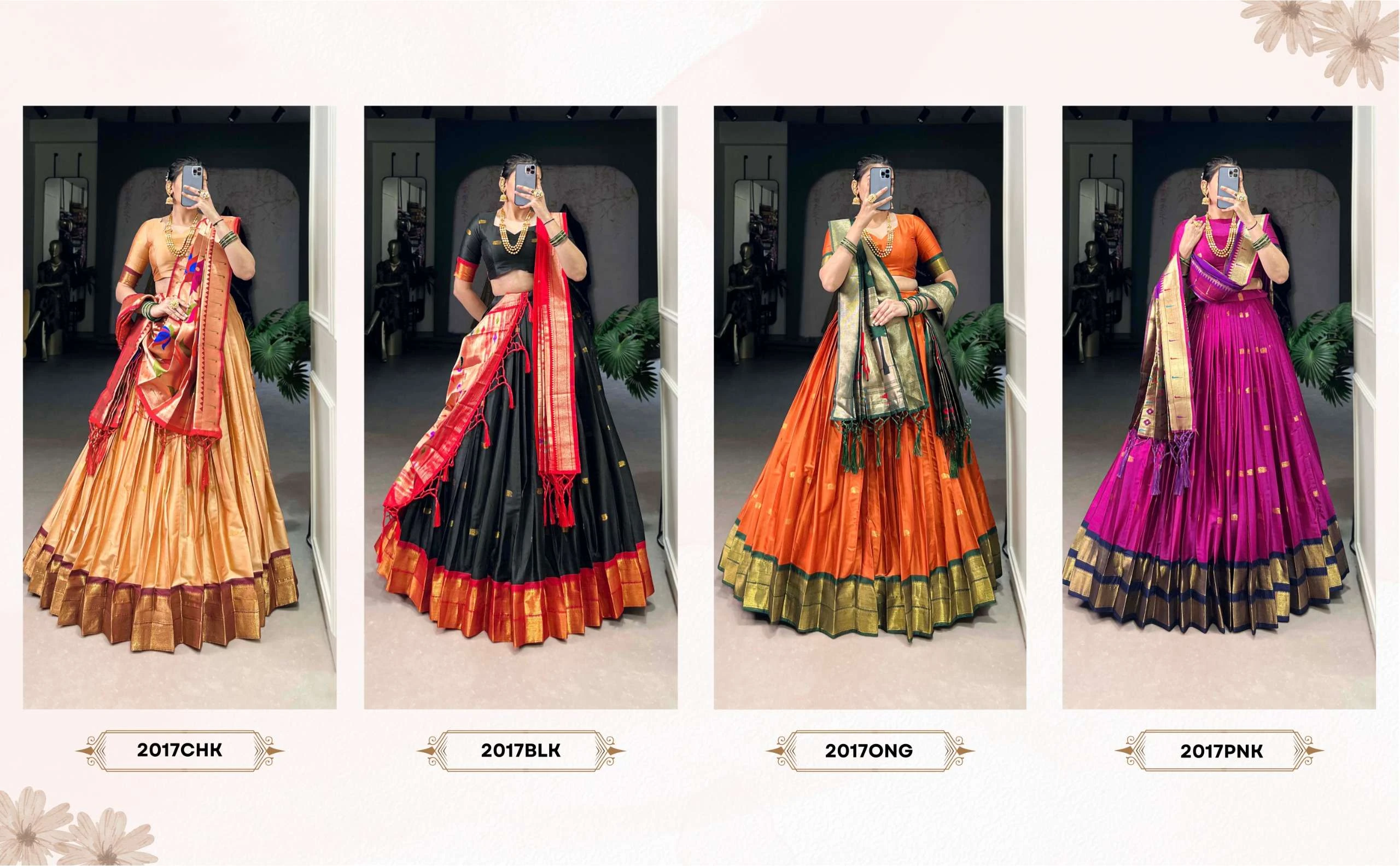 MIRUDHA Lahanga wholesale JACQUARD SILK - Ethnicaa thumbnail 11