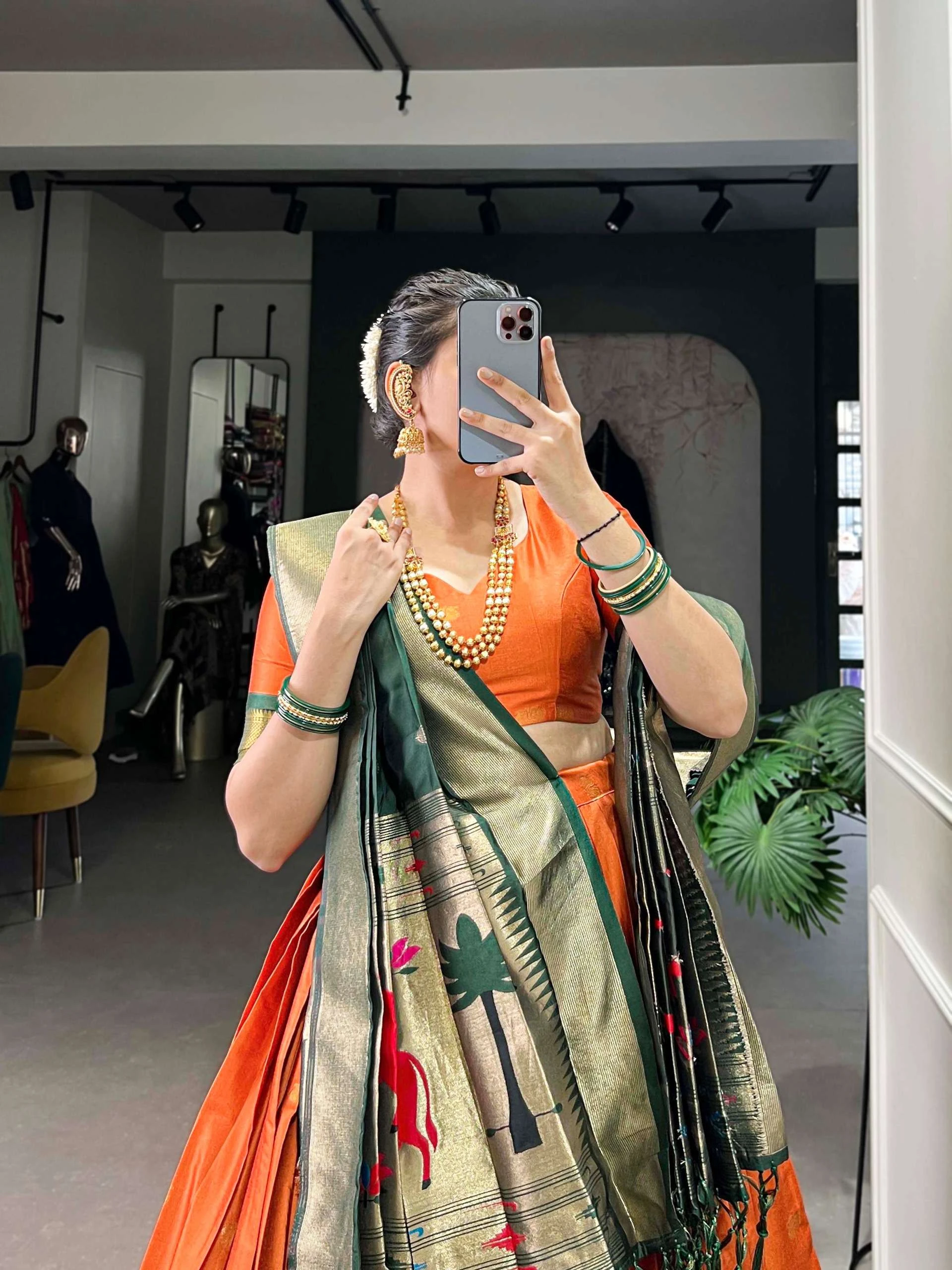 MIRUDHA Lahanga wholesale JACQUARD SILK - Ethnicaa thumbnail 10