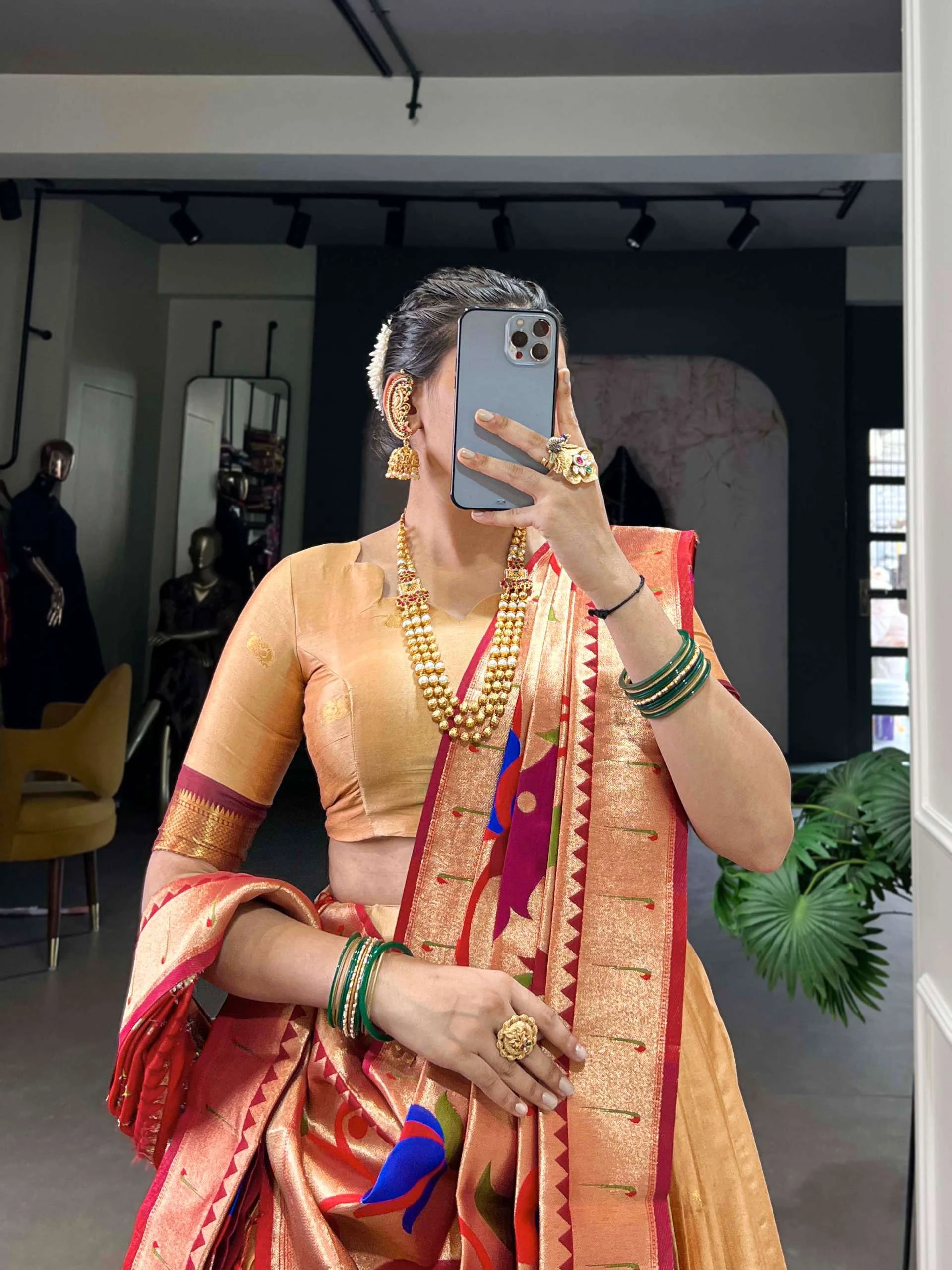 MIRUDHA Lahanga wholesale JACQUARD SILK - Ethnicaa thumbnail 7