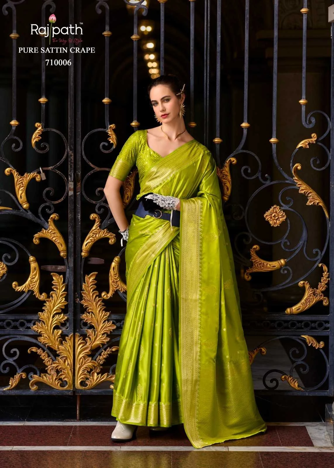 IS READY FOR LAUNCHING😍 Sarees wholesale SATIN SILK - Ethnicaa thumbnail 29