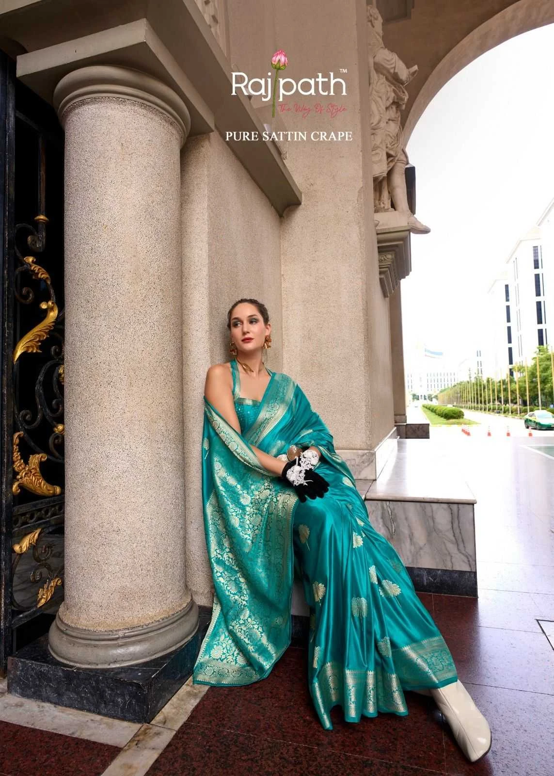 IS READY FOR LAUNCHING😍 Sarees wholesale SATIN SILK - Ethnicaa thumbnail 4