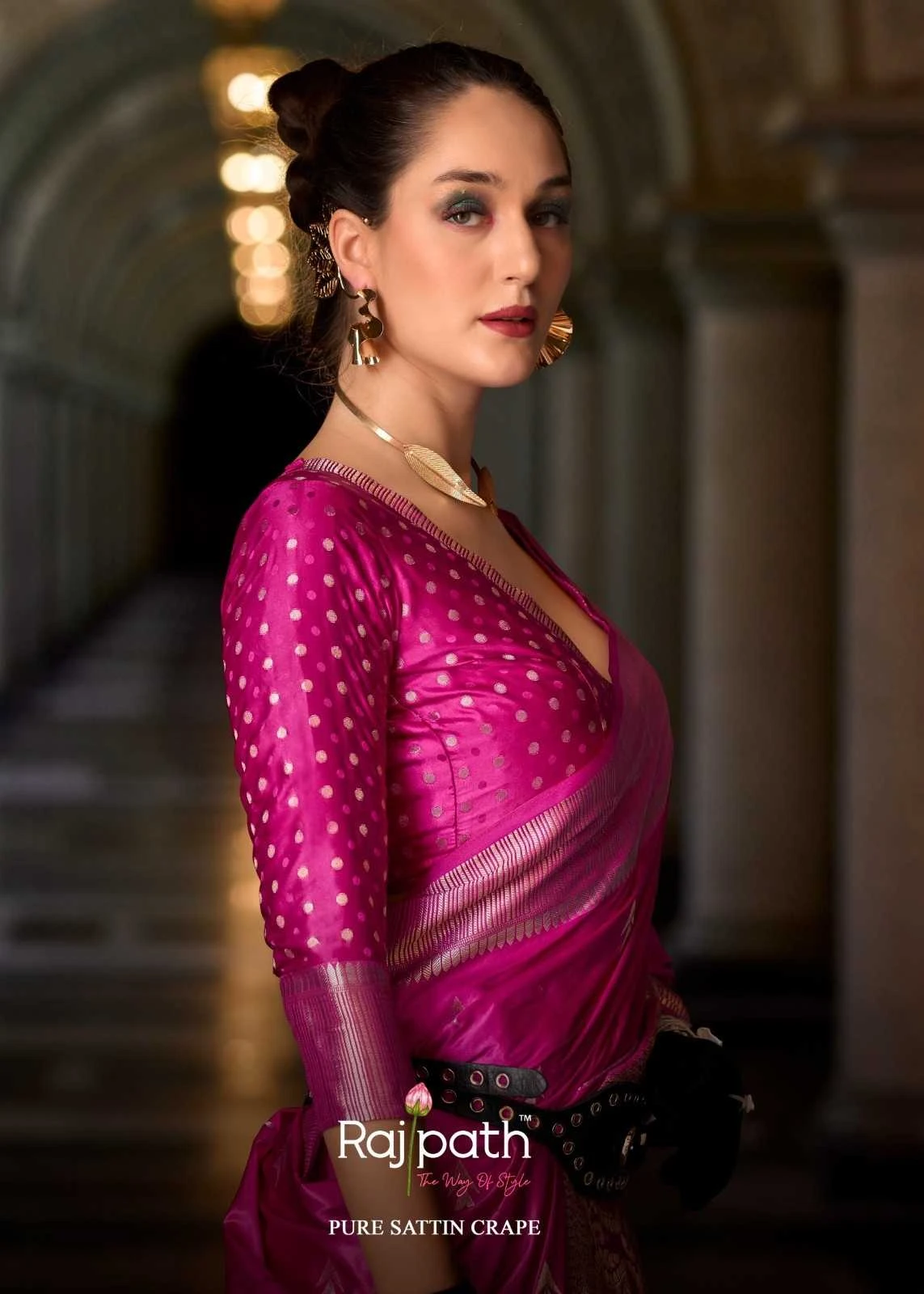 IS READY FOR LAUNCHING😍 Sarees wholesale SATIN SILK - Ethnicaa thumbnail 26