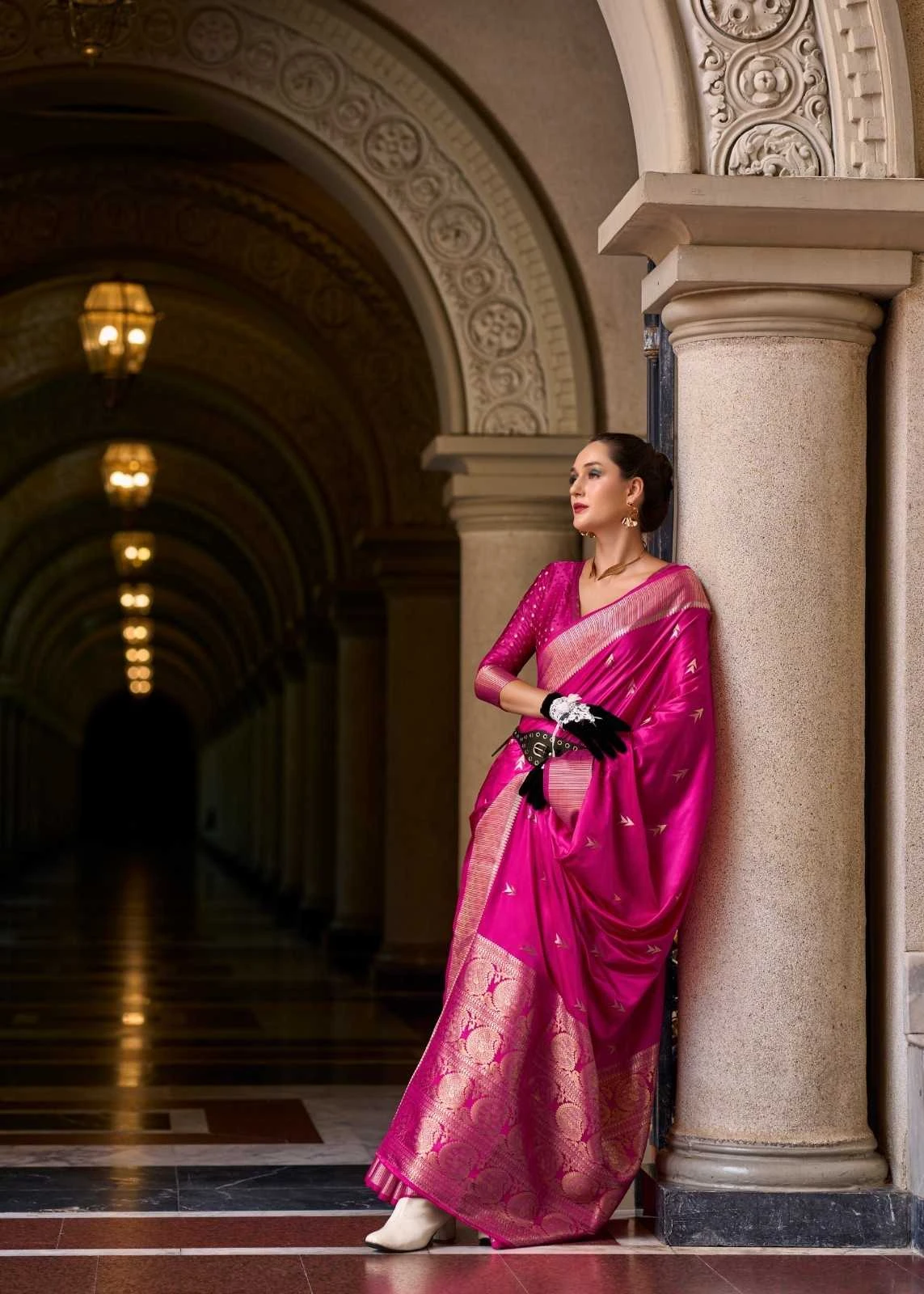 IS READY FOR LAUNCHING😍 Sarees wholesale SATIN SILK - Ethnicaa thumbnail 21