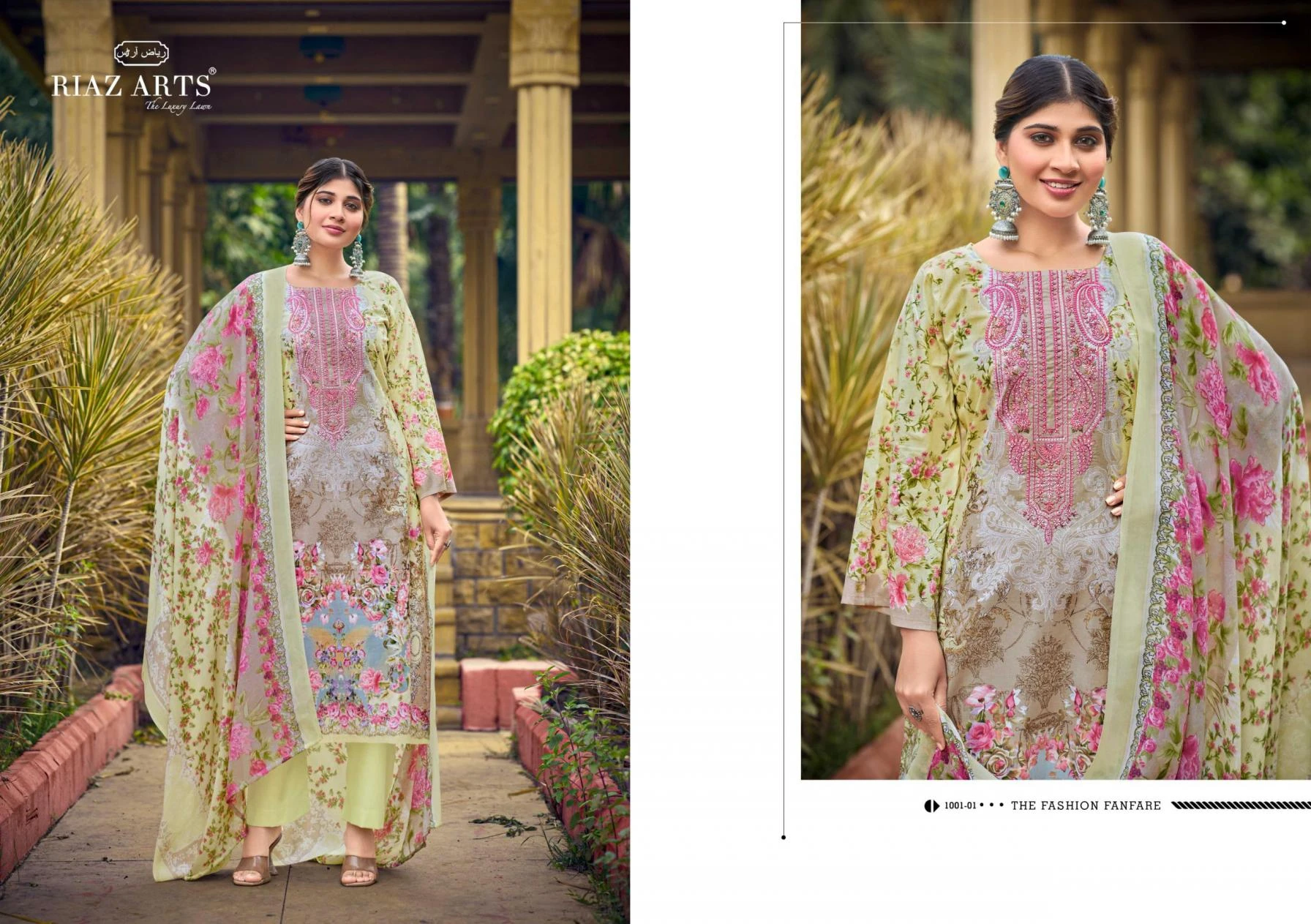 Buy MUSAFIR VOL 35 ethnic-wear LAWN COTTON Wholesale Surat Manufacturer - Ethnicaa