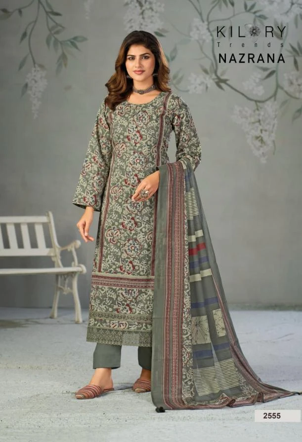 NAZRANA Salwar Suits wholesale PURE LAWN - Ethnicaa thumbnail 12